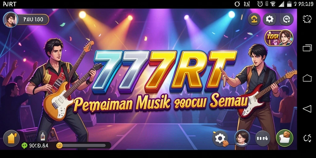 Tampilan gameplay <strong>777RT</strong> yang penuh warna dan dinamis.