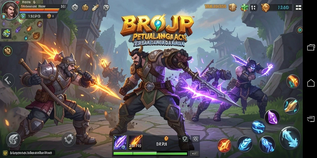 Screenshot BROJP menampilkan aksi seru dalam dunia ARPG yang menawan.