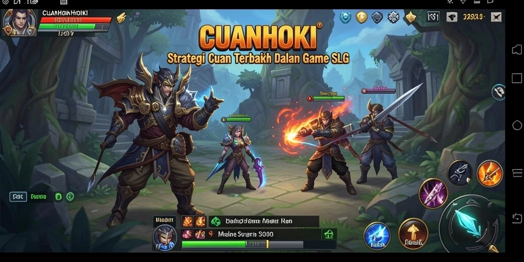 Tampilan gameplay menegangkan dalam CUANHOKI dengan strategi yang mendebarkan.