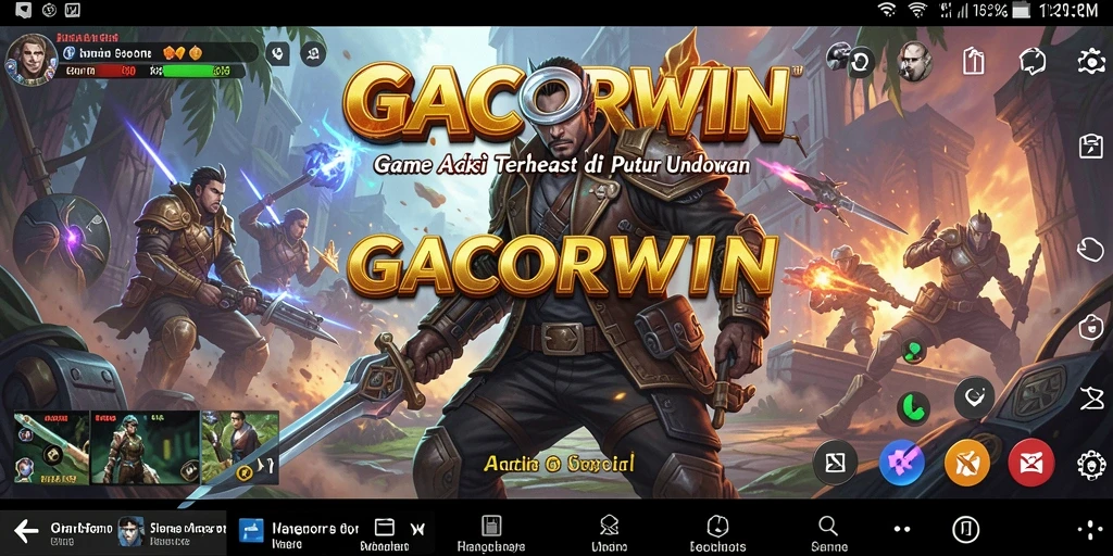 Screenshot GACORWIN menunjukkan aksi seru di gameplay.