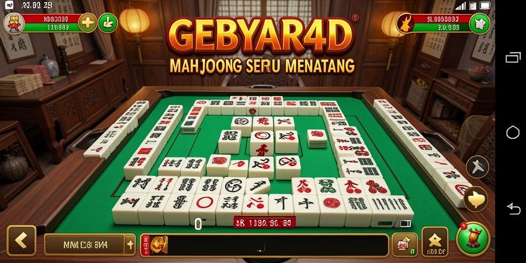 Tampilan gameplay GEBYAR4D yang menarik dan menantang.