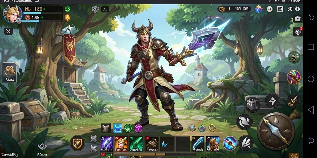 Screenshot gameplay H03 menampilkan aksi pertarungan yang mendebarkan.
