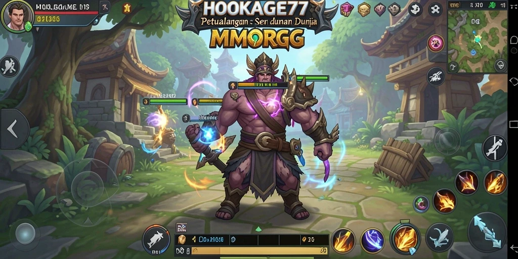 Gameplay seru HOKAGE77 dengan karakter dan petualangan menarik.