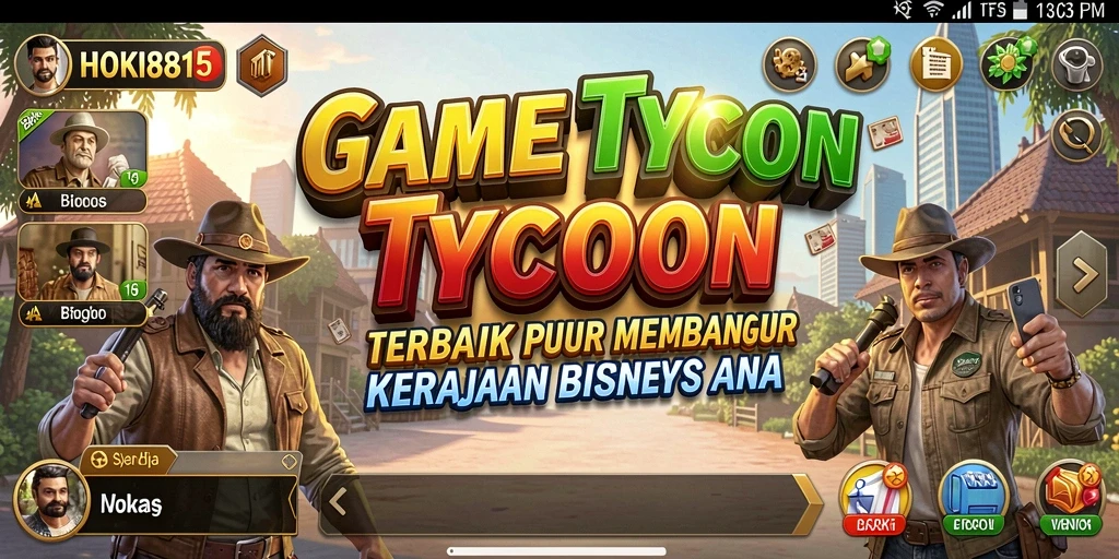 Tampilan screenshot HOKI8815 menampilkan gameplay Tycoon yang mengasyikkan.