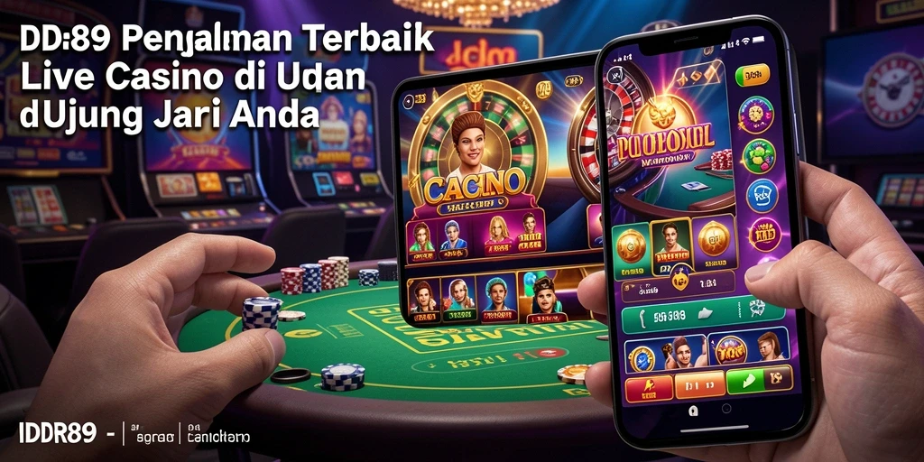 Gameplay Live Casino yang seru dan interaktif dalam aplikasi IDR89.