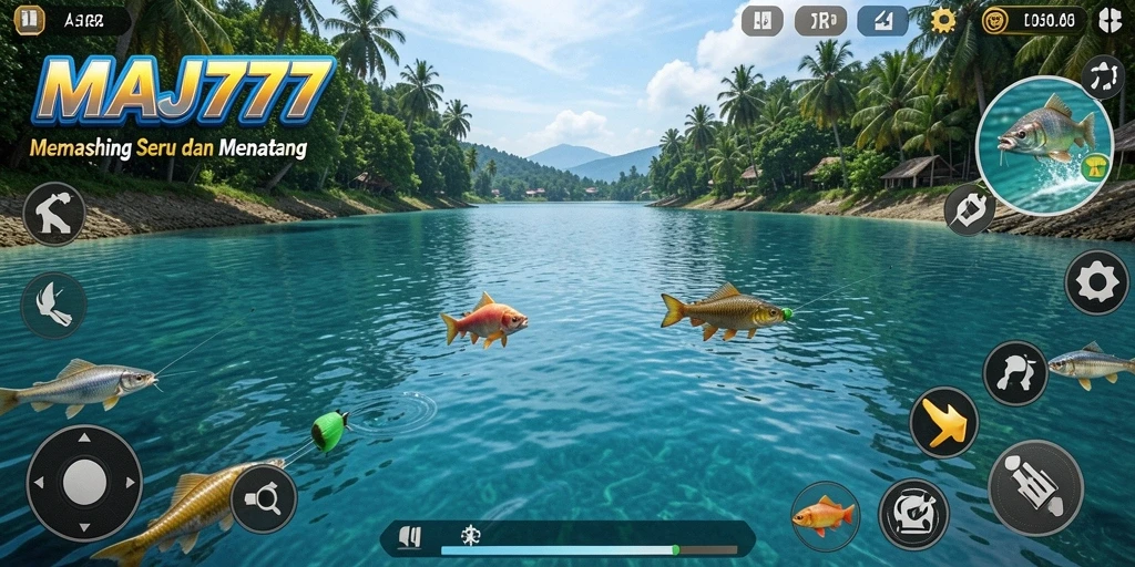 Gameplay seru memancing dengan grafis yang menakjubkan.