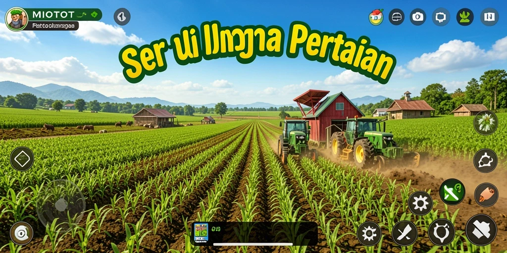 Tampilan gameplay menarik dari <strong>MIOTOTO</strong> dengan aktivitas bertani yang seru.