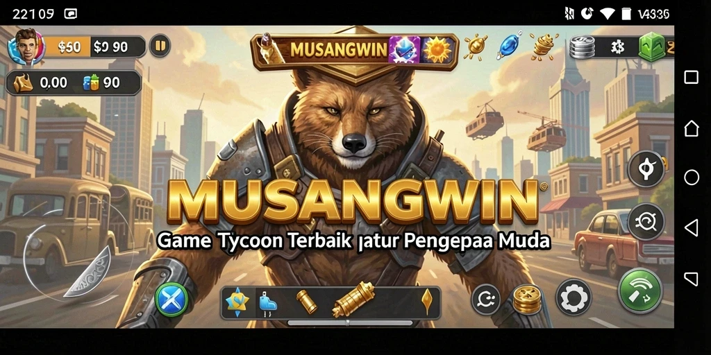 Tampilan gameplay <strong>MUSANGWIN</strong> yang seru dan interaktif.