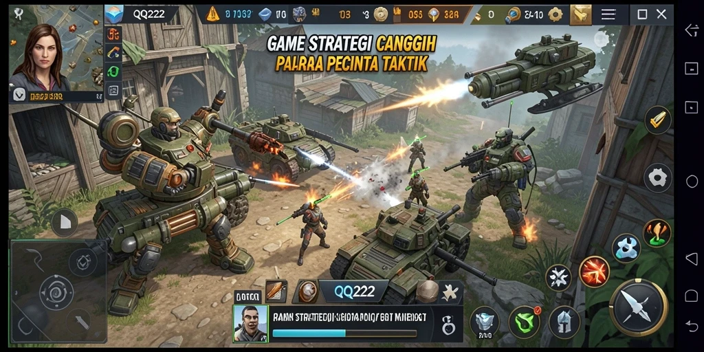 Gameplay QQ222 yang mendebarkan dengan taktik yang cermat.