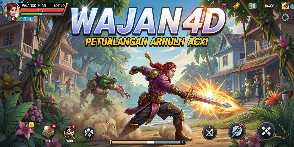 Gameplay seru dan penuh aksi di WAJAN4D.