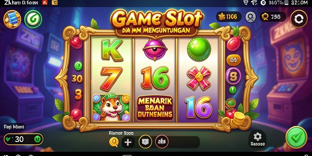 Screenshot gameplay ZK6 menampilkan slot dengan grafis menawan.